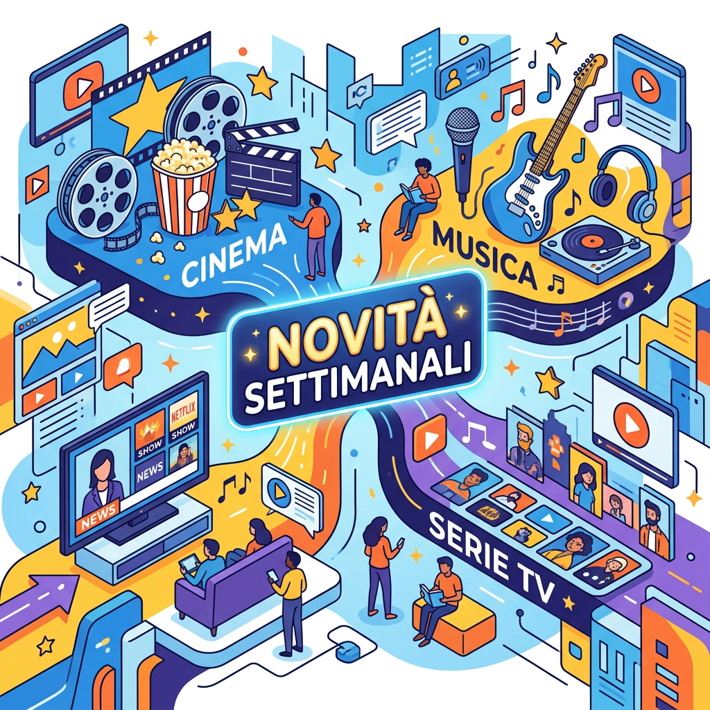 Novità Settimanali: Cinema, Serie TV e Musica in Evidenza
