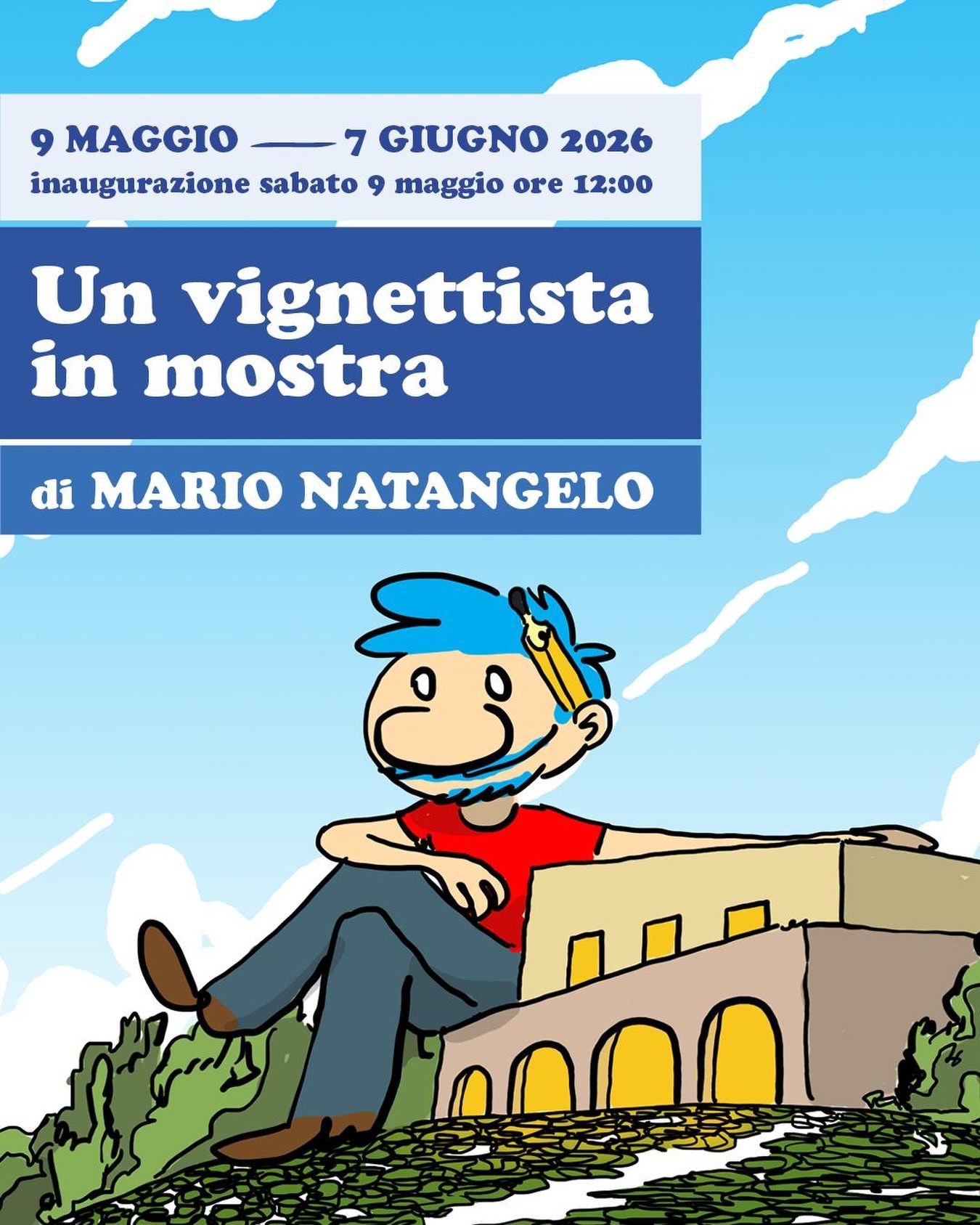 Satira, attualità e disegno: Mario Natangelo in mostra al Casale dei Cedrati