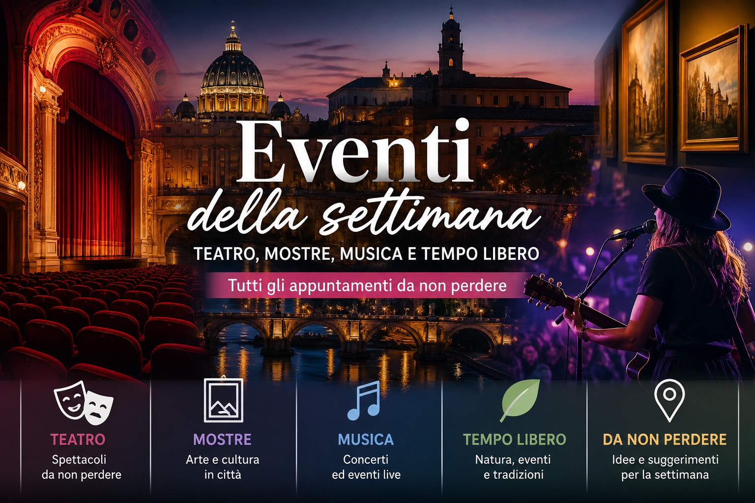 Eventi Culturali e Musicali Imperdibili a Roma