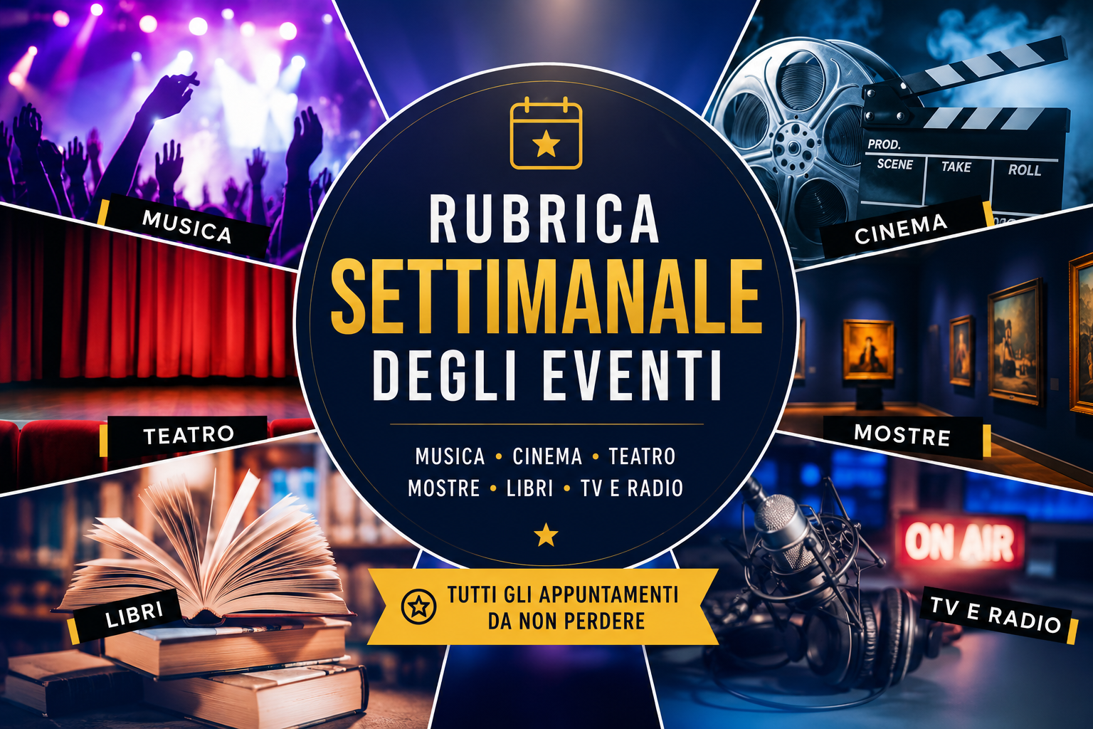 Settimana dal 3 al 9 agosto: gli appuntamenti da non perdere.