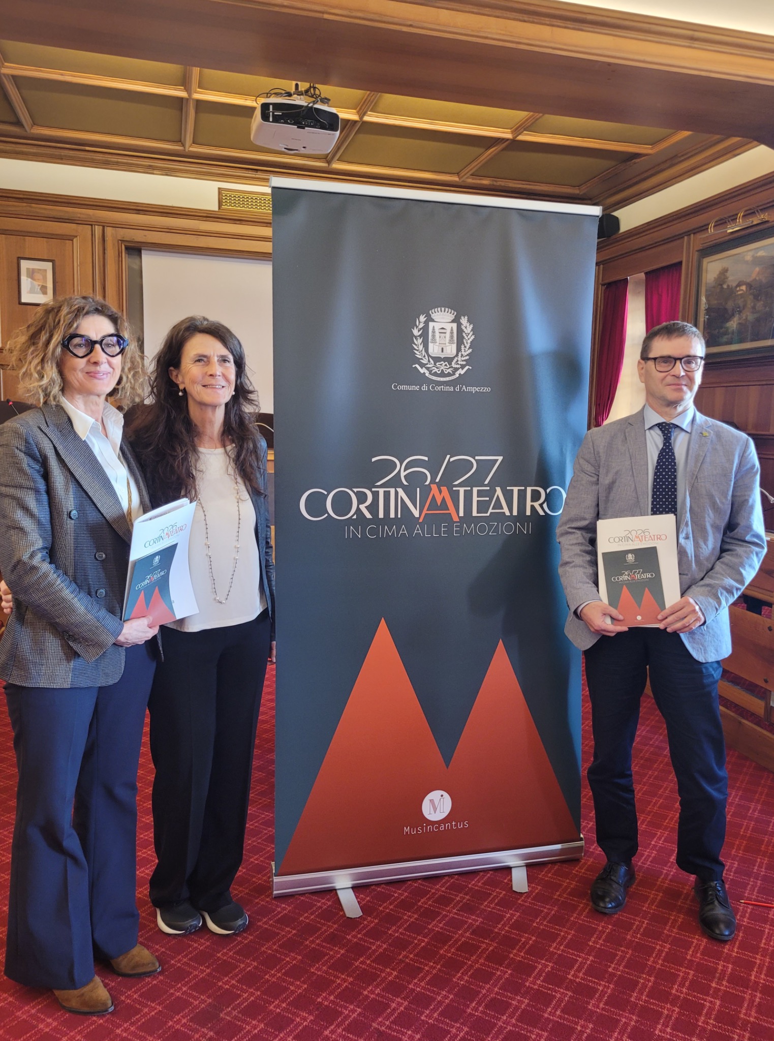 Presentazione della stagione CortinAteatro 2026/2027 a Cortina d'Ampezzo