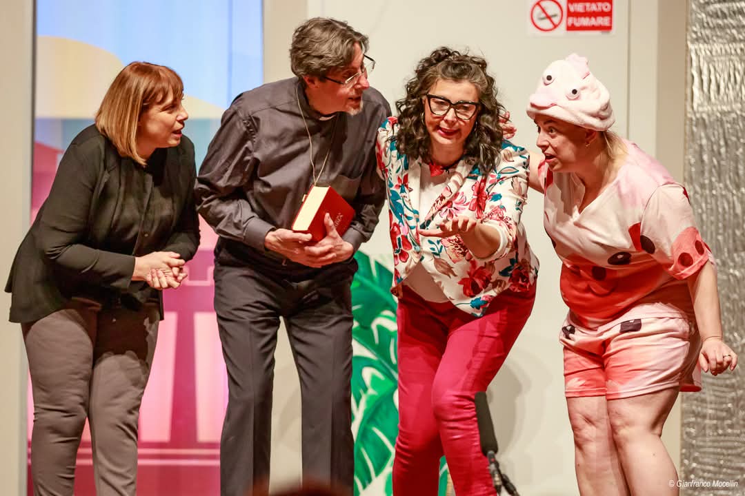 Scena dello spettacolo Fortuna cieca della compagnia La Calandra