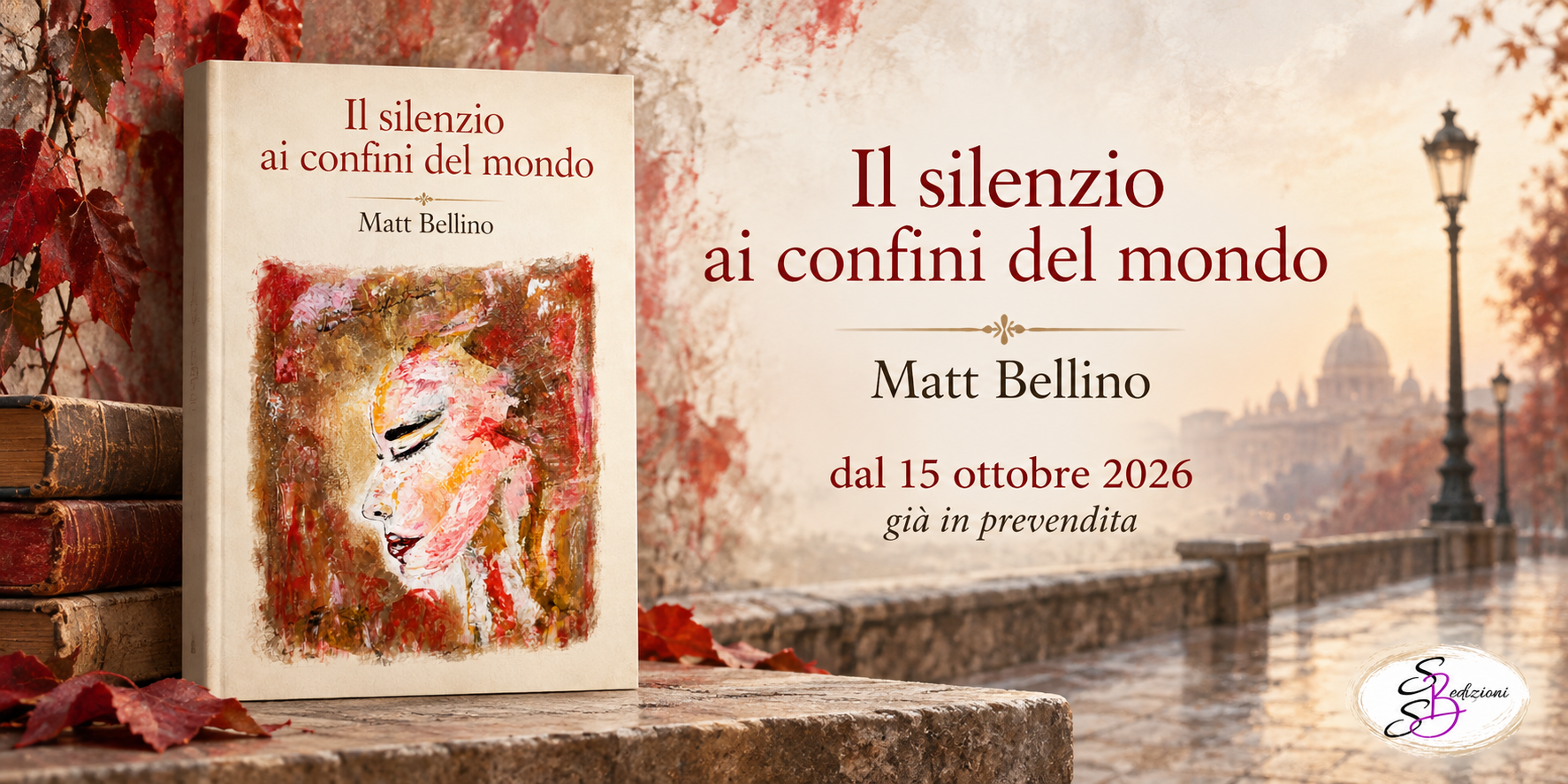 Lancio del romanzo Il silenzio ai confini del mondo di Matt Bellino, dal 15 ottobre 2026